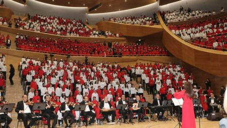 Ankara’da 2023 Öğrenci Türkiye Yüzyılı Konseri Düzenledi