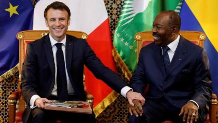 Fransa Cumhurbaşkanı Macron, Gabon’a gitti
