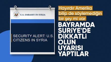 ABD’den Suriye için Ramazan Bayramı uyarısı: Kamu kurumlarına taarruz olabilir