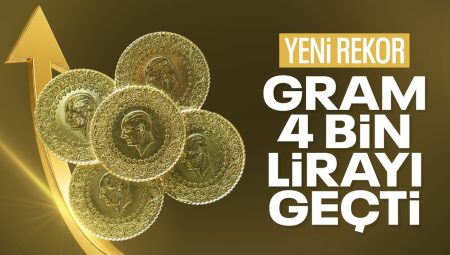 Altın fiyatları dorukta: Gram altın 4 bin liranın üzerine çıktı