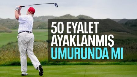 Donald Trump Beyaz Saray çalışanlarını golf aktifliğine götürdü