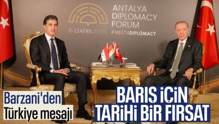 IKBY Başkanı Barzani’den Türkiye açıklaması: Tarihi bir imkan ve süreç