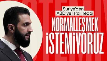 Şam’dan ABD’ye ret: İsrail ile olağanlaşmak istemiyoruz
